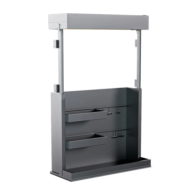 

Kitchen Electric Lifting Basket Hanging Cabinet Cabinet Pulling Basket All Aluminum Alloy Cabinet Seasoning Rack Storage Box