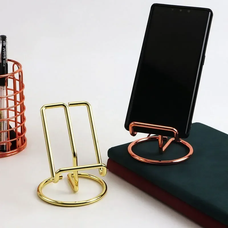 

Mobile Phone Tablet Desktop Stand Wrought Iron Classic IPad/phone Metal Holder