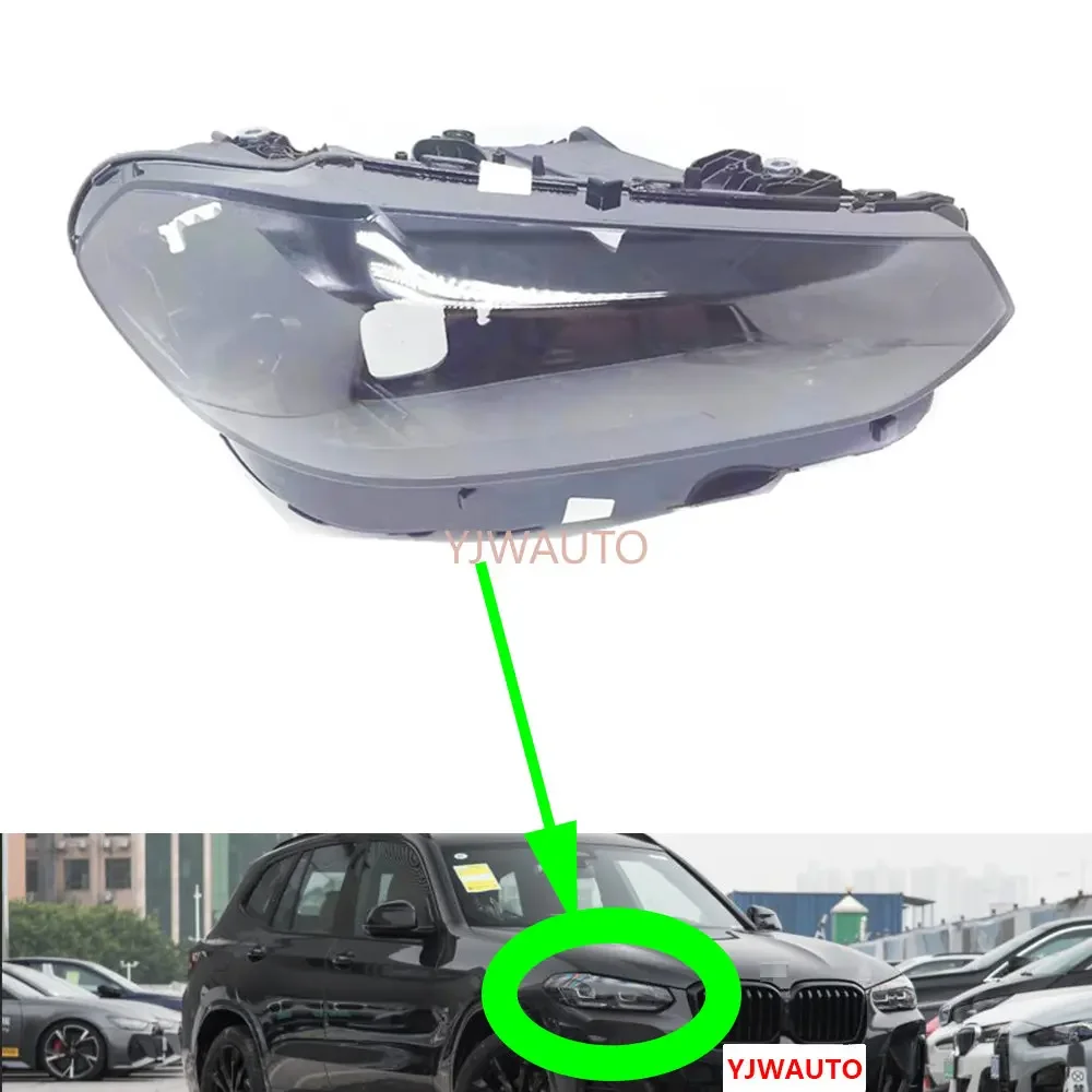 For BMW X3 2022 2023 Headlamp House Car Headlight Base Front Lamp Holder Auto Headlight Back House