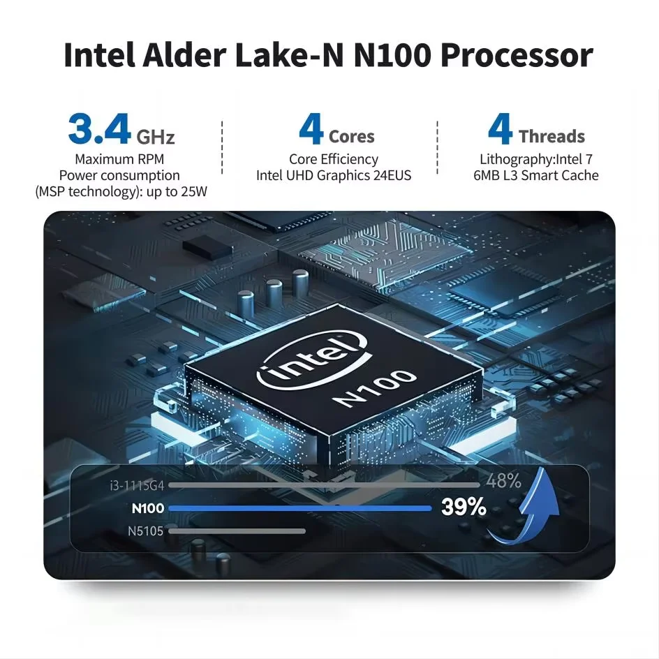 FIREBAT AK2 PLUS Mini PC Intel N100 N150 CPU Windows 11  DDR4 16GB RAM 512GB SSD Desktop Computer  WIFI5 BT4.2  HDMI USB