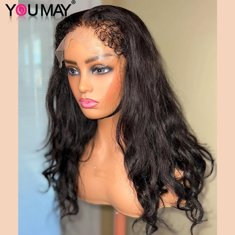 

Curly Baby Hair Wig Body Wave Lace Front Wig For Black Women Brazilian Hair Kinky Curly Hair Line Kinky Edge Youmay Virgin