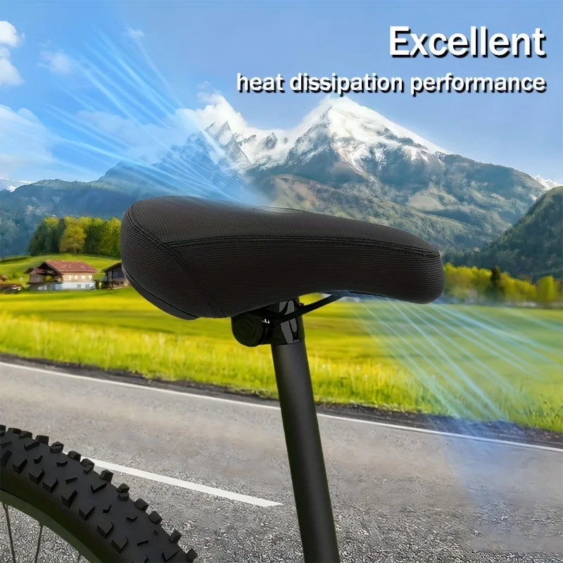 BMX Saddle with Seat Post - Pivotal Middle Hole, Dirt Jump Bike Seat for BMX Riding