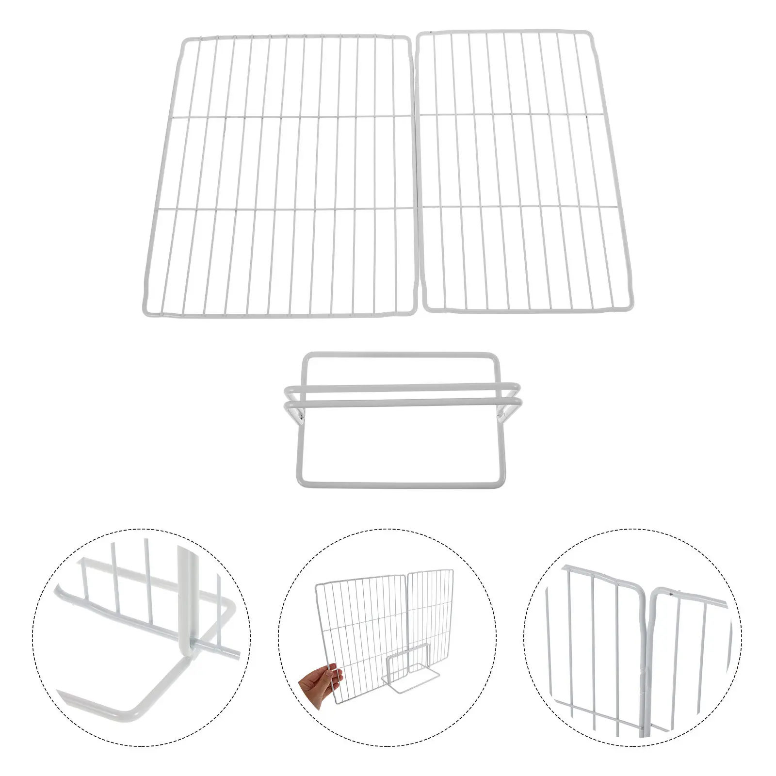 

Металлические проволочные разделители для морозильных камер, сверхпрочные разделители для полок, органайзеры для домашних и коммерческих морозильников, проволочные разделители для морозильных камер
