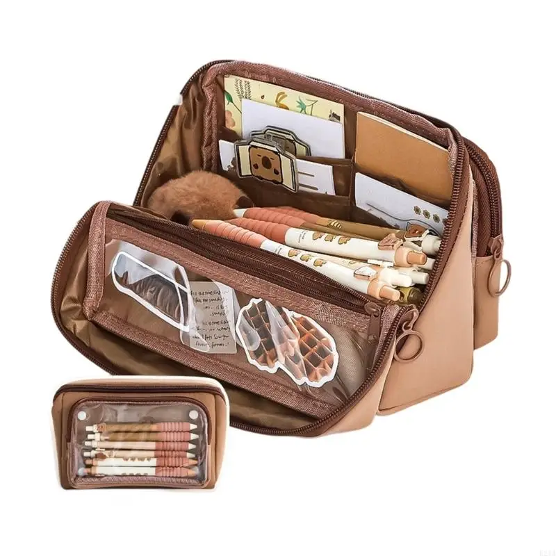 Caixa lápis lápis simples lápis capacidade para organizar material escolar