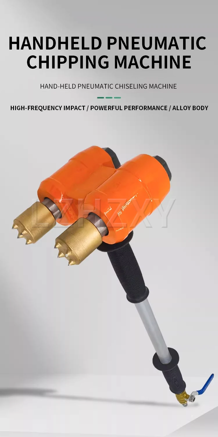 Pneumatic Hand-Held Chipping Machine, Orange Peel Texturing Machine, Concrete Ch