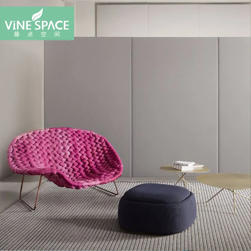 Outdoor-Sofa, Rattan, einzeln, faul, kreativ, Outdoor-Freizeit