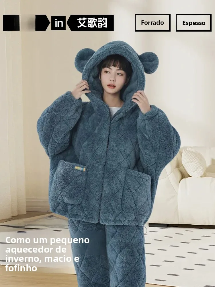 pigiama-invernale-da-donna-in-pile-di-cotone-corallo-spesso-con-cappuccio-a-forma-di-orsetto-ideale-per-la-casa-con-maniche-lunghe-morbido-in-poliestere