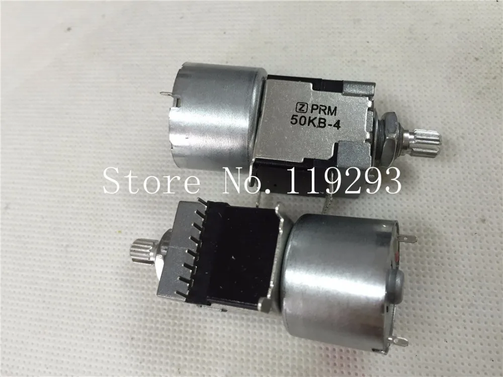 [BELLA]Hualian [WHE 1615C] double with motor potentiometer B10K B50K B100K B50KX4 15MM handle --5pcs/lot