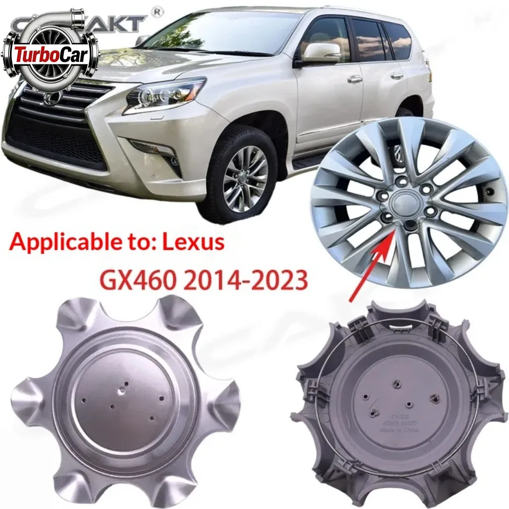 4Pcs Wheel Center Hub Caps Cover For Lexus GX460 2014-2023 Wheel Hub Replacement Accessories
