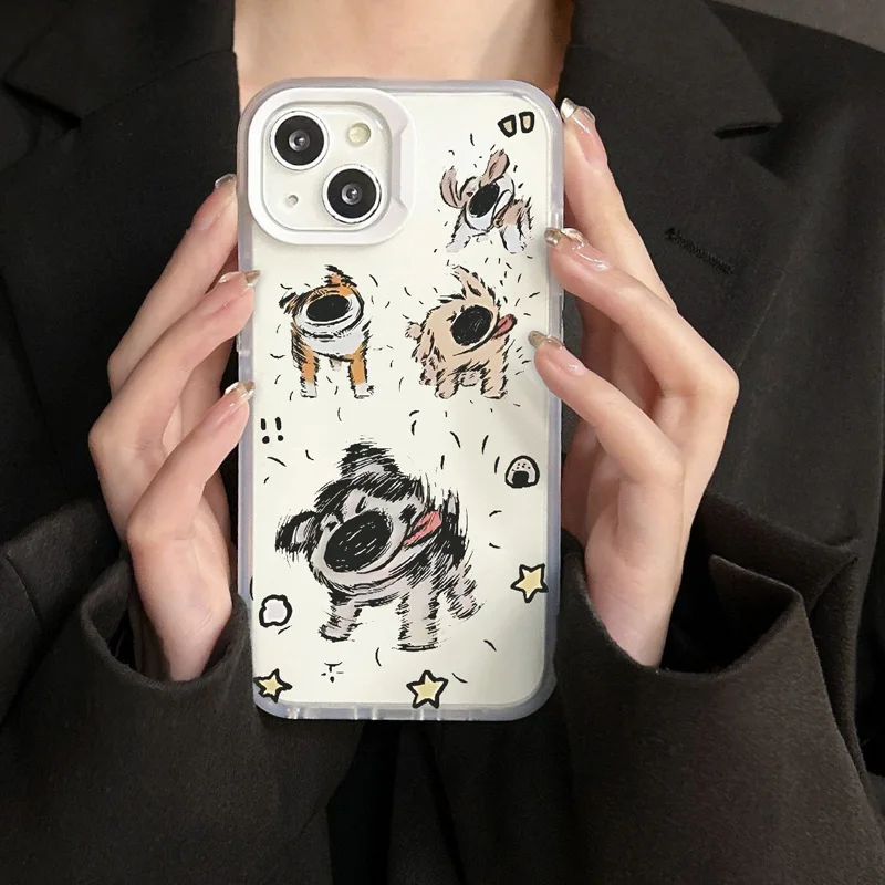 حافظة لهاتف آيفون 16 15 14 12 13 11 Pro Max IP 7 8 Plus Iphone X XS XR Xs Max