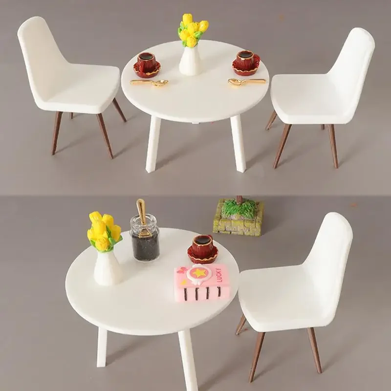 1/12 دمية مصغرة محاكاة كرسي صغير نموذج الأثاث اكسسوارات ل بيت الدمية ديكور الاطفال التظاهر اللعب اللعب هدية #5