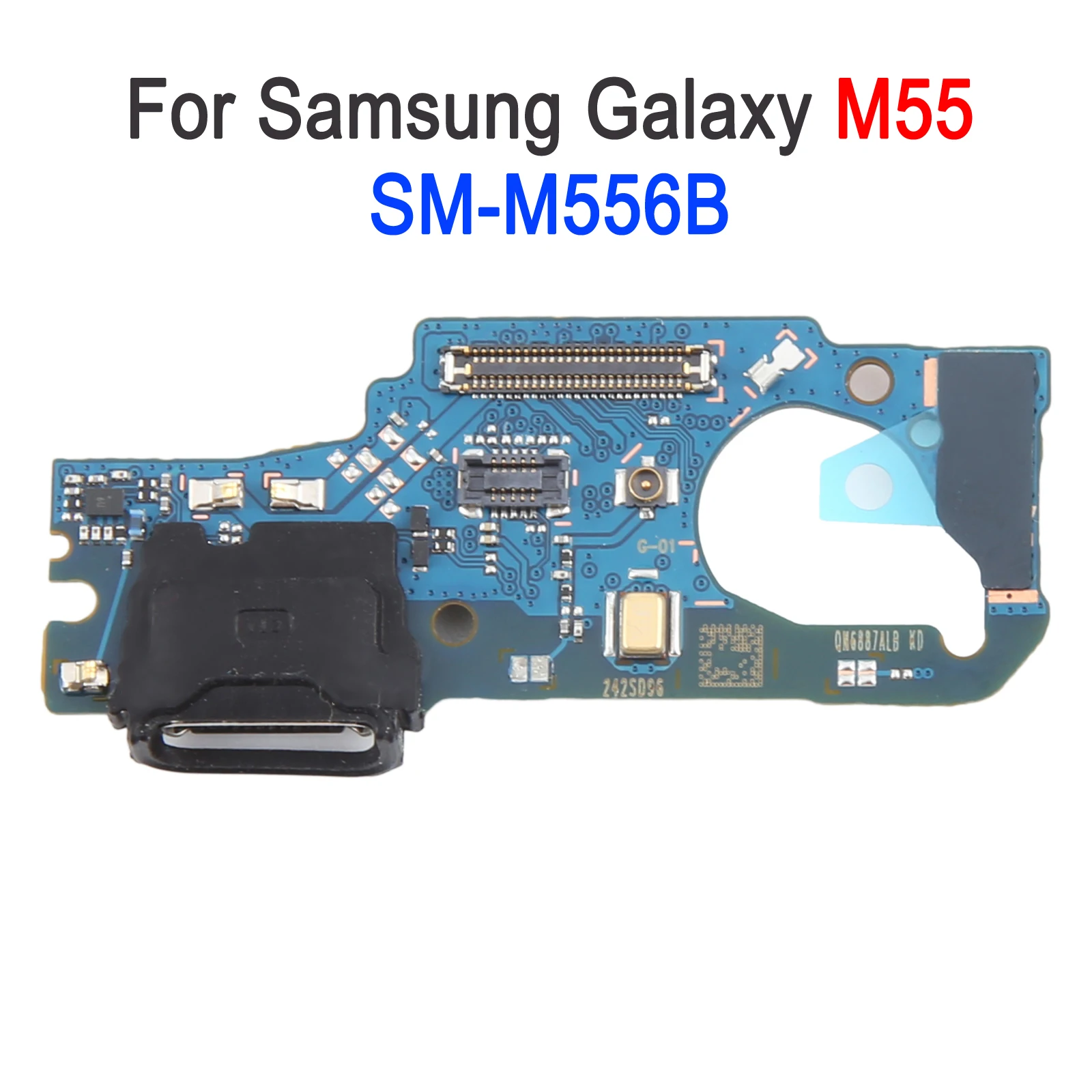 لوحة منفذ الشحن الأصلية لهاتف سامسونج جالاكسي M55 SM-M556B / M54 SM-M546B / M53 SM-M536B
