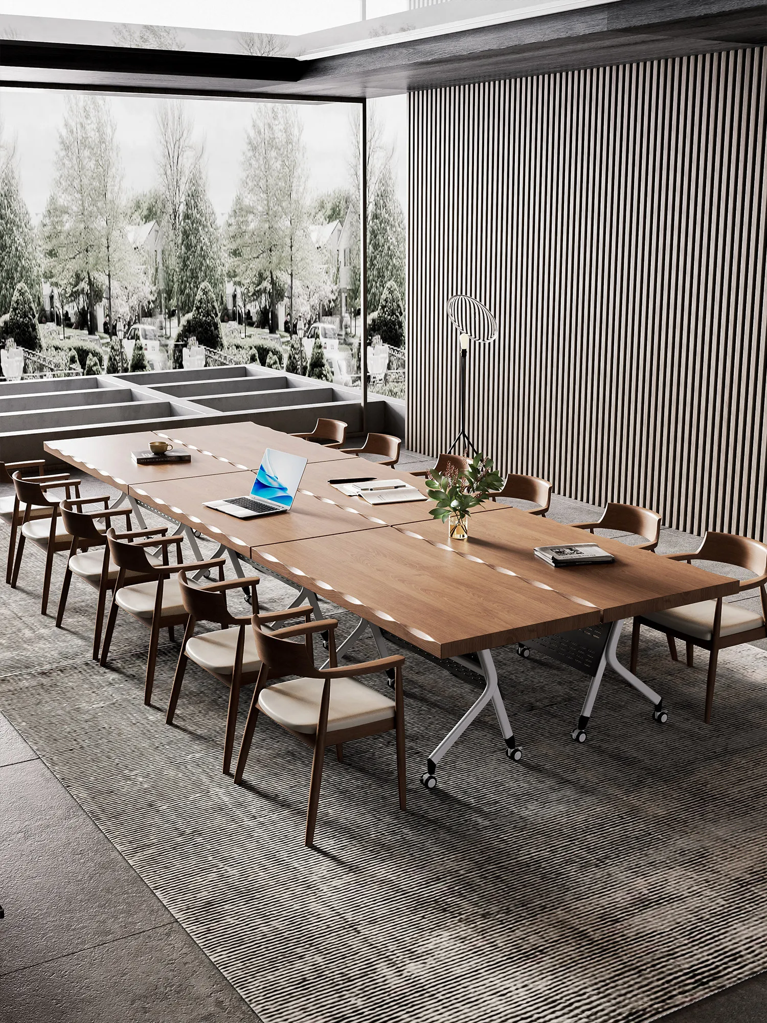 YJQ modern simple combination splicing conference table advanced sense foldable business large reception training table