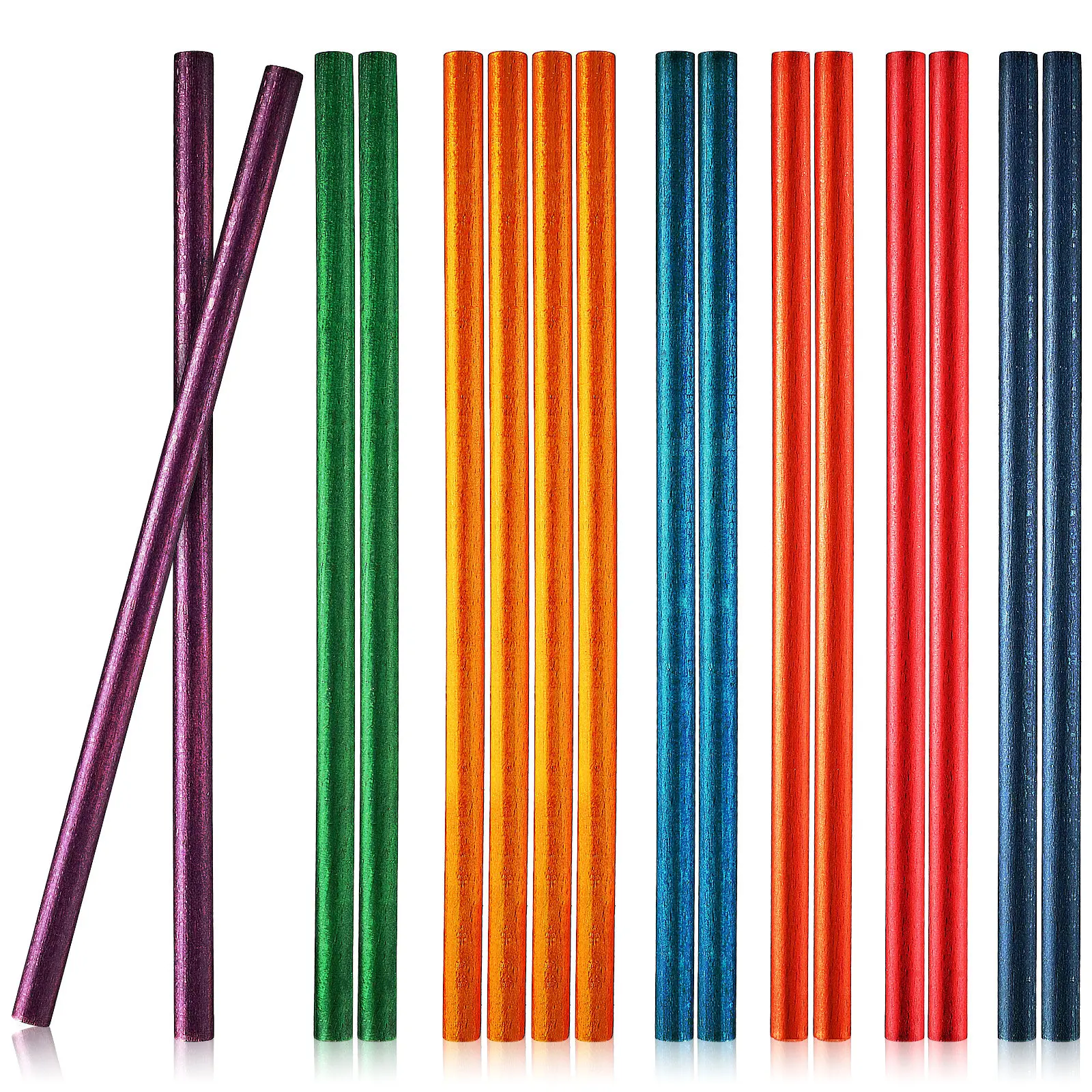 16Pcs Wooden Rhythm Sticks Col - Outdoor Sport Bar review and price