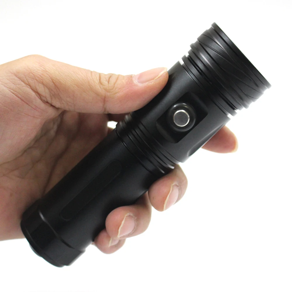 3000lm LED Diving Flashlight with Power Indicator IPX8 Waterproof L2 Professional Rechargable Tactical Dive Light Torch