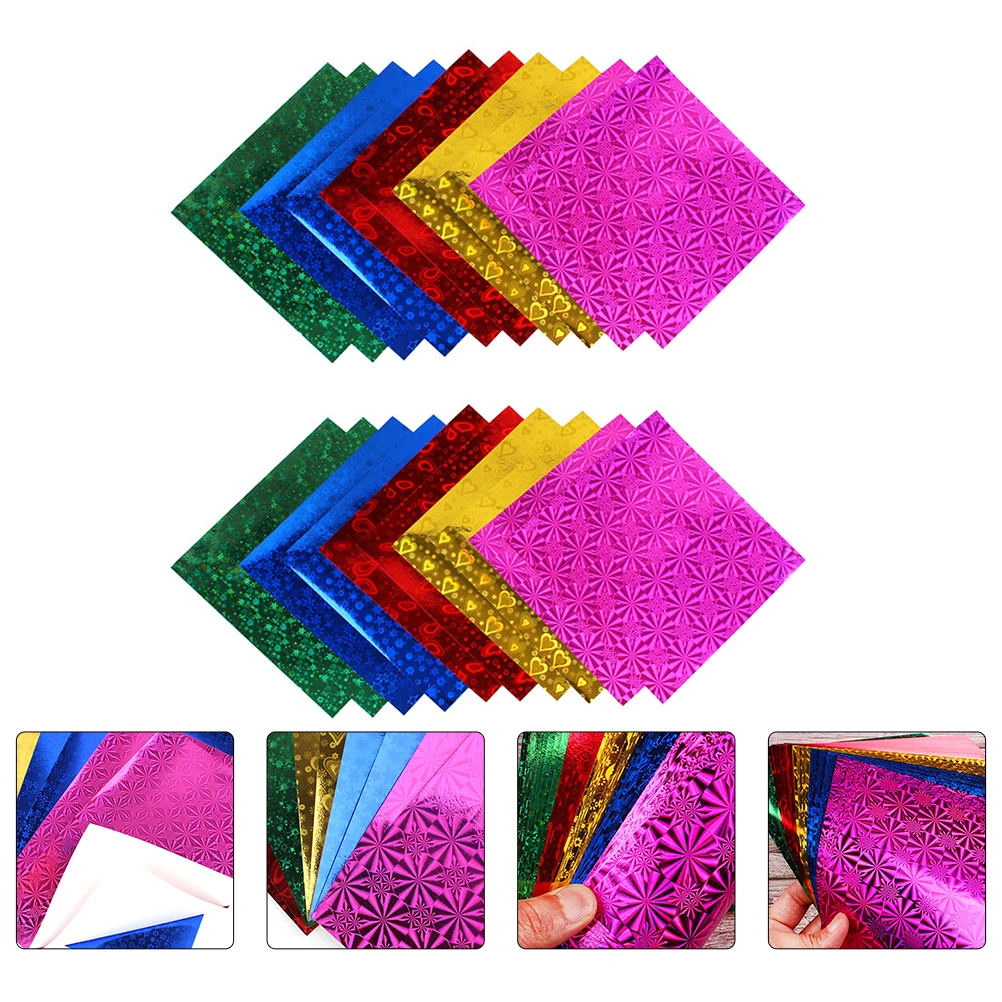 100Pcs DIY Origami Paper Folding Sheets for Craft Making Bright Colored Paper for Art Projects Holiday