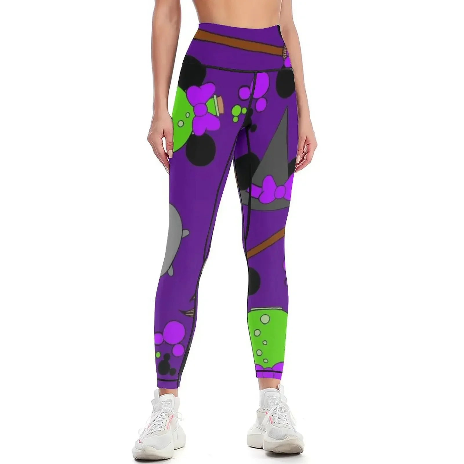 

2021 Halloween Confetti Leggings flared high waist Fitness clothing for girls Womens Leggings