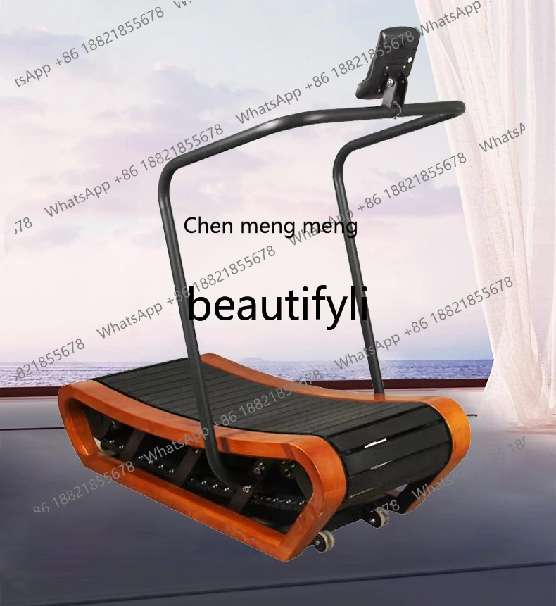 

Mechanical Arc Shock Absorbing Treadmill Gym Training Commercial Unpowered Treadmill