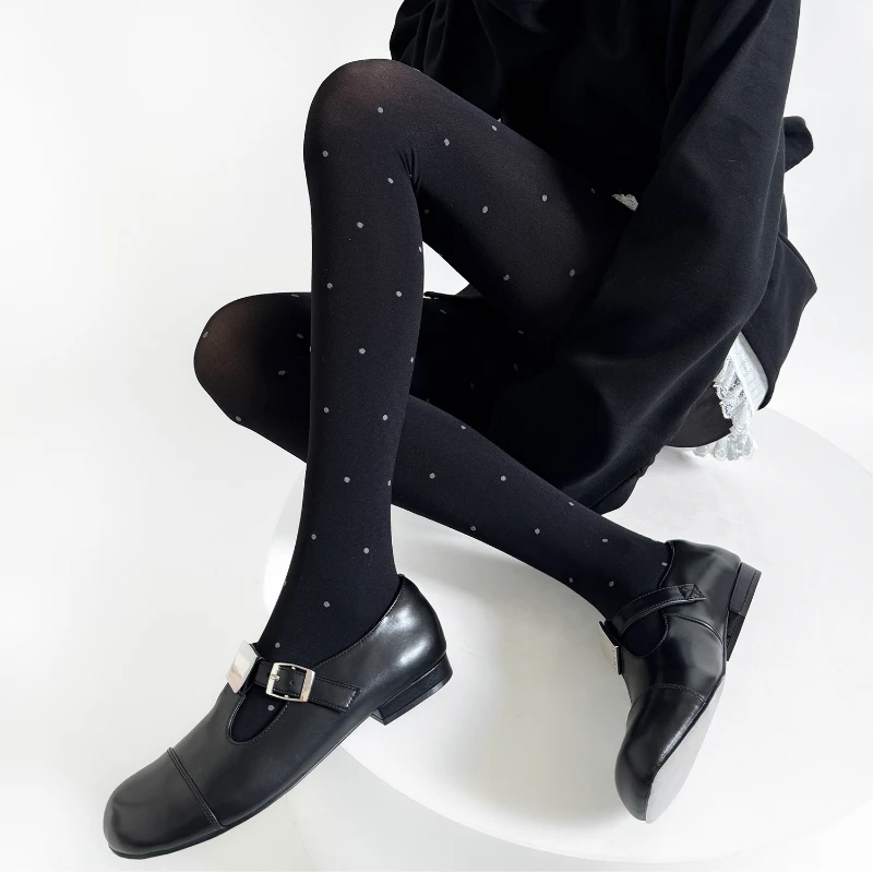 Polka Dot Tights Pantyhose Sweet Girls Thigh High Stockings Women Tights Lingerie Sexy Slim Stockings Pantyhose Female Hosiery