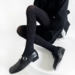 Polka Dot Tights Pantyhose Sweet Girls Thigh High Stockings Women Tights Lingerie Sexy Slim Stockings Pantyhose Female Hosiery