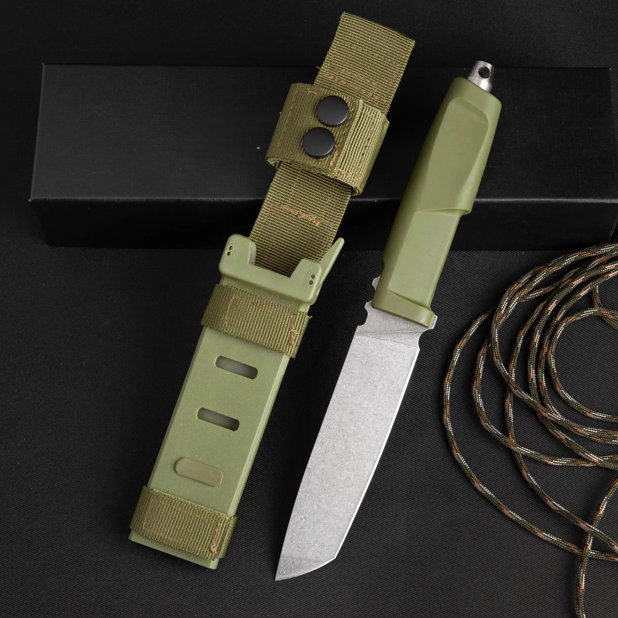 Hot Sale Premium Quality Straight Knife Outdoor Leisure Mountain Climbing Essential Equipment Trekking Barbecue EDC Utility Tool