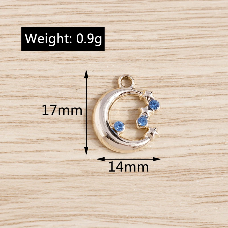 Tusember 10 Stück 17*21mm modische hohle Stern-Perlenanhänger für Ohrringe, Armbänder, Halsketten, Anhänger, handgefertigte Schmuckherstellung – Detail 13