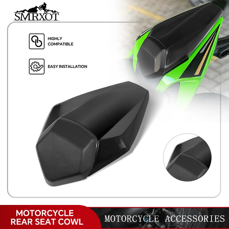 

НОВЫЙ чехол на заднее сиденье для мотоцикла ZX10R ZX-10R 2016-2020 2021 2022, защитный обтекатель из АБС-пластика для пассажирского сиденья