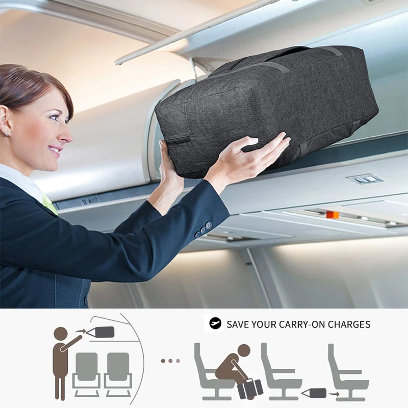 TINYAT Tas Tangan Poliester Wanita Multiwarna Kapasitas Besar Tas Travel Lipat Ringan dan Tahan Lama untuk Perjalanan Luar Ruangan.