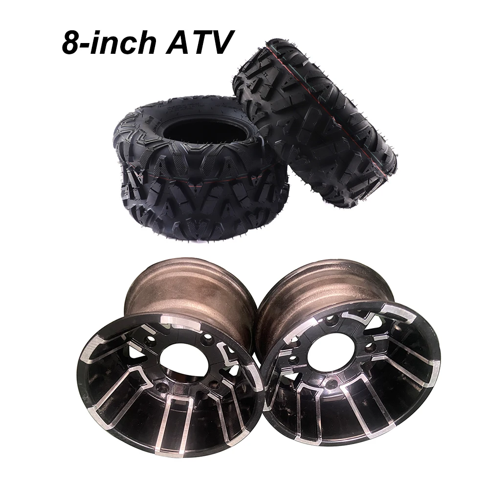 

8-inch tubeless tires 19x7-8 18x9.50-8 with aluminum alloy wheels for, karting, ATV, UTV off-road bikes, QUAD DIRT BUGGY tires