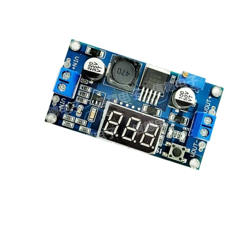 Xl6009 módulo de impulso ajustável display de voltímetro digital 4.5-32l 5-35 saída de tensão excede distante lm2577