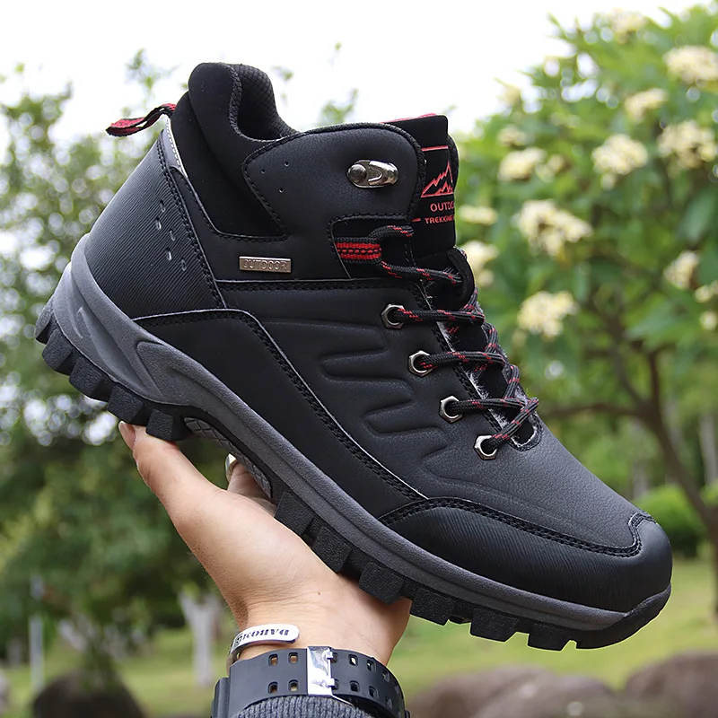 Men Boots Fur Warm Snow Boots - Waterproof Winter Boot recension och pris