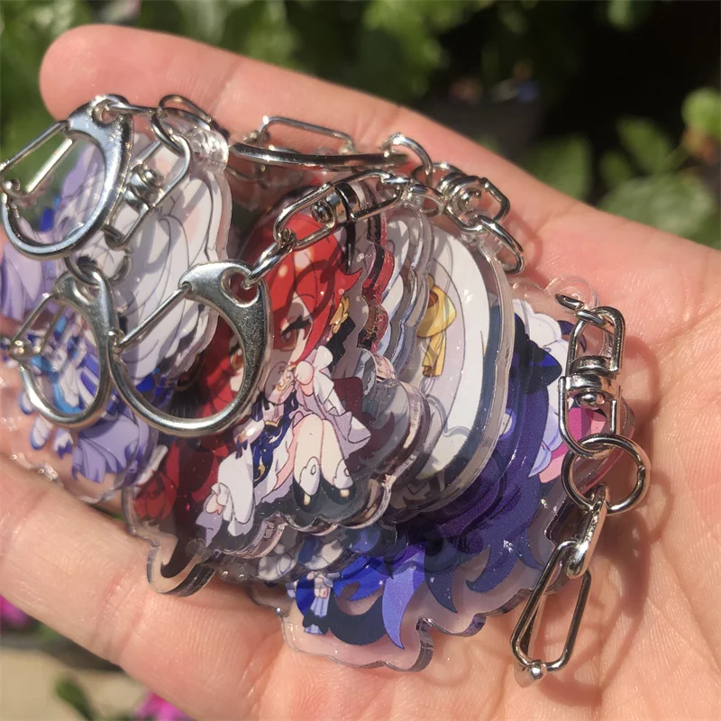Honkai: Star Rail Blade Luocha Imbibitor Lunae Jing Yuan Keychain Badge Accessories Anime Game Cosplay Pendant Prop