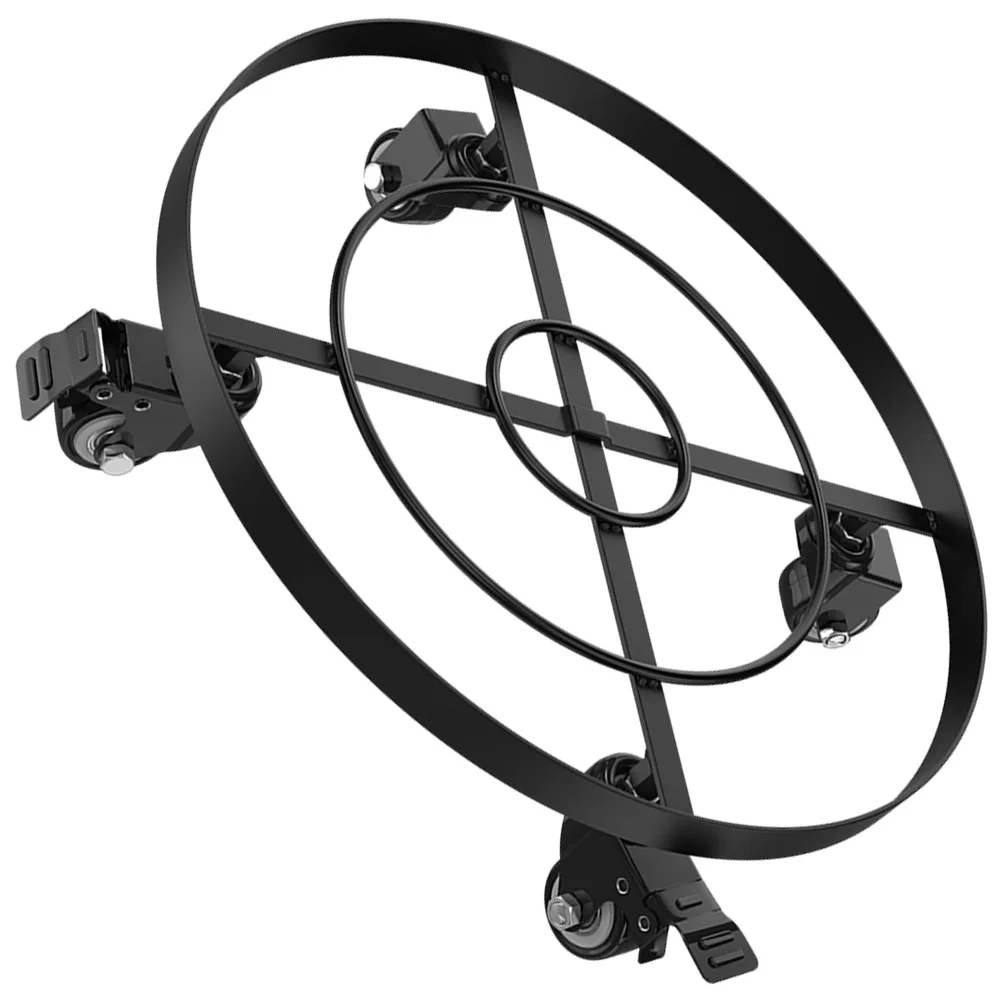 

Plant Stand with Wheels Iron Rolling Plant Base Sturdy Movable Stand for Indoor Outdoor Garden Bonsai Flower Pots Holder