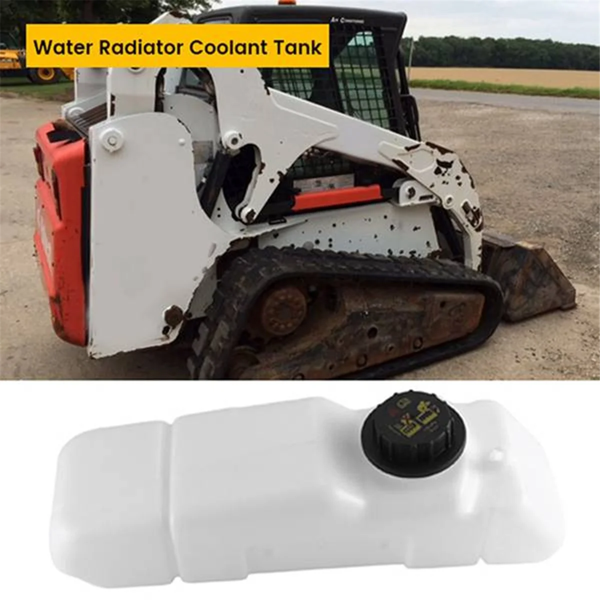 6732375 Water Radiator Coolant Tank Expansion Tank for Loader T180 T190 T250 T300 T320 A300 6733429