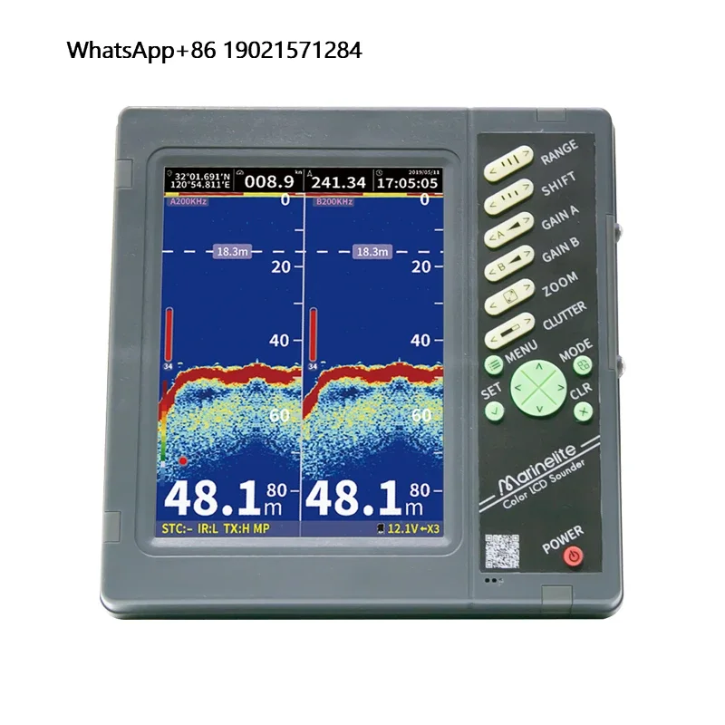 

Small 600W Marine Depth and f for Boats Echo Sounder with Plastic Material