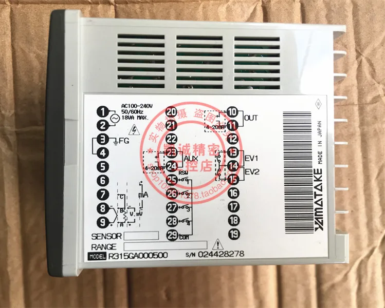 R315GA000500 Original YAMATAKE R31 Thermostat Controller Is Guaranteed For One Year.