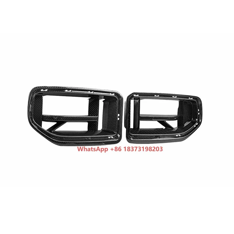 New Dry Carbon Fiber CS Style Grille for BMW G87 M2 Coupe 2023+ Car Grill Front Bumper Double Kidney Center Grille Body Kit