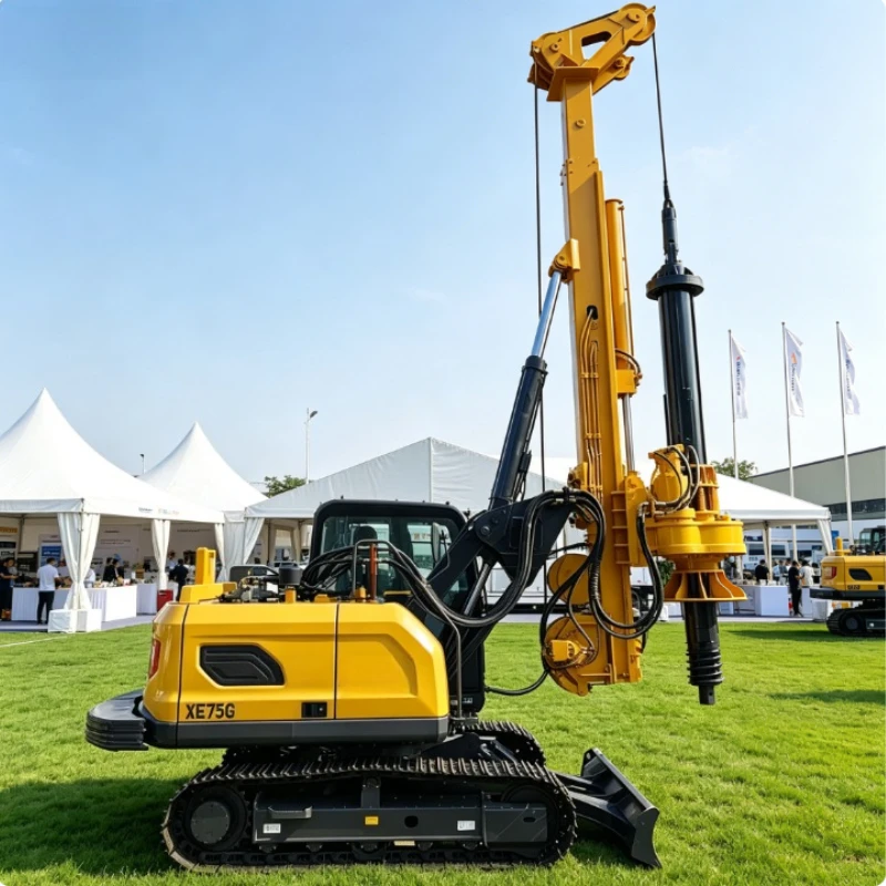 High Torque Rotary Rig Hydraulic Piling Machine for Hard Rock Drilling Crawler Mounted Foundation Construction Equipment