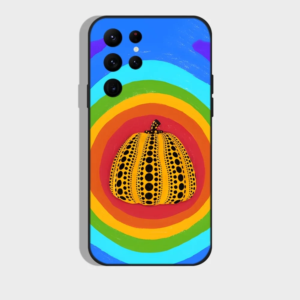 Art YAYOI KUSAMA Phone Case For Samsung S24,S22 Ultra,S20,S30 plus,S22 plus,S23,S30 ultra 5G Silicone Cover