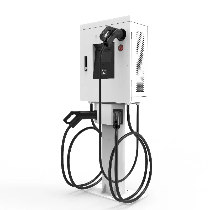 Customized Commercial Electric Charger DC Wallbox 20-60KW Single Connector DC Charging Station GB/T