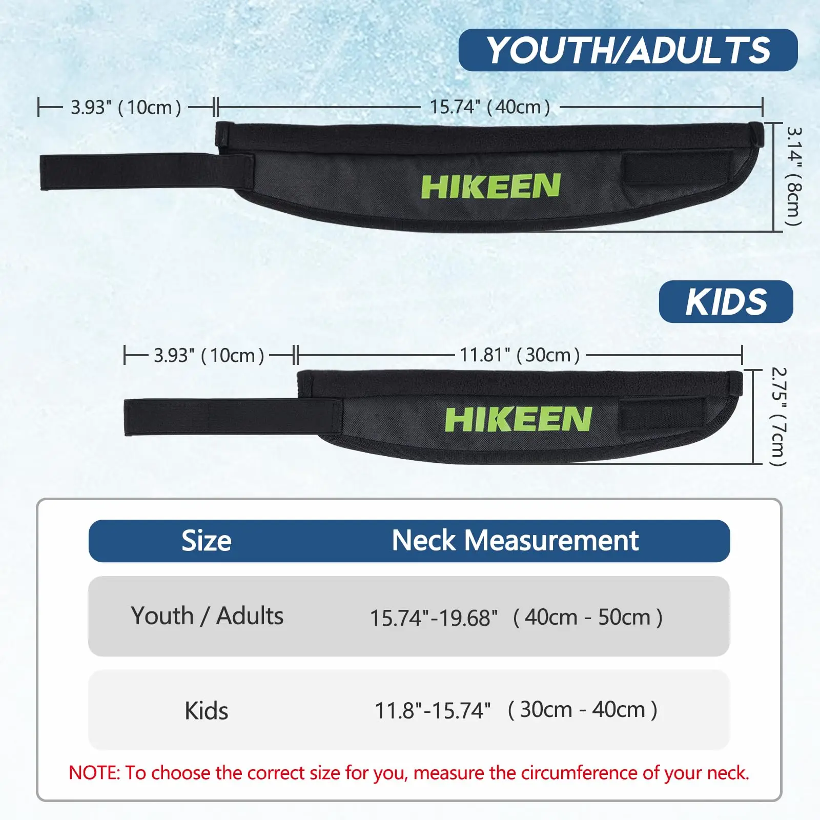 Hikeen Hockey Neck Guard,Premium Cut Resistant Protection,Adjustable & Soft Neck Protector,Optimal Safety Ice Hockey Protection view 4