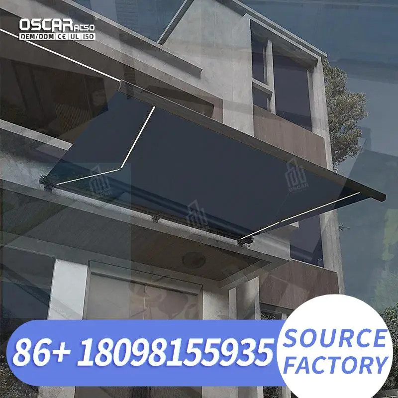 Electric Retractable PVC Roof for Padel Courts Multi Purpose Outdoor Spaces Balcony Retractable Sports Shelter for European Use