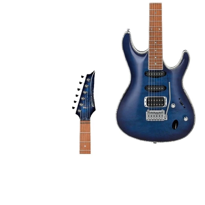 

Electric Guitar SA360NQM Sapphire Blue Rock Beginner 22 Items Single Single Double