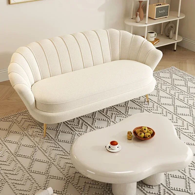 Cloud Service Double Sofa Nordic Stretch Princess Relax European Modern Floor Sofa White Designer Modern Divano Hotel Furniture