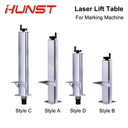 Hunst Laser Marking Machine Lift Table Z-axis Lift Stand Height 500 and 800MM, With Motor Control Automatic Lifting Table