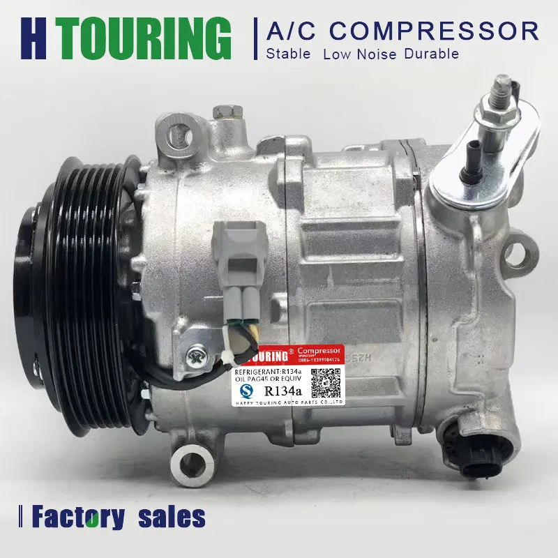 7SBH17 Compressor for 2015-2017 Chrysler 200 2014-2018 / Jeep Cherokee 6513130 CO29136Z 7513130 68103197AA 68103197AB 68103197AC