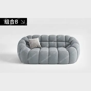 hot sale Modern simple fabric art special-shaped sofa villa art furniture curved sofa - view 5