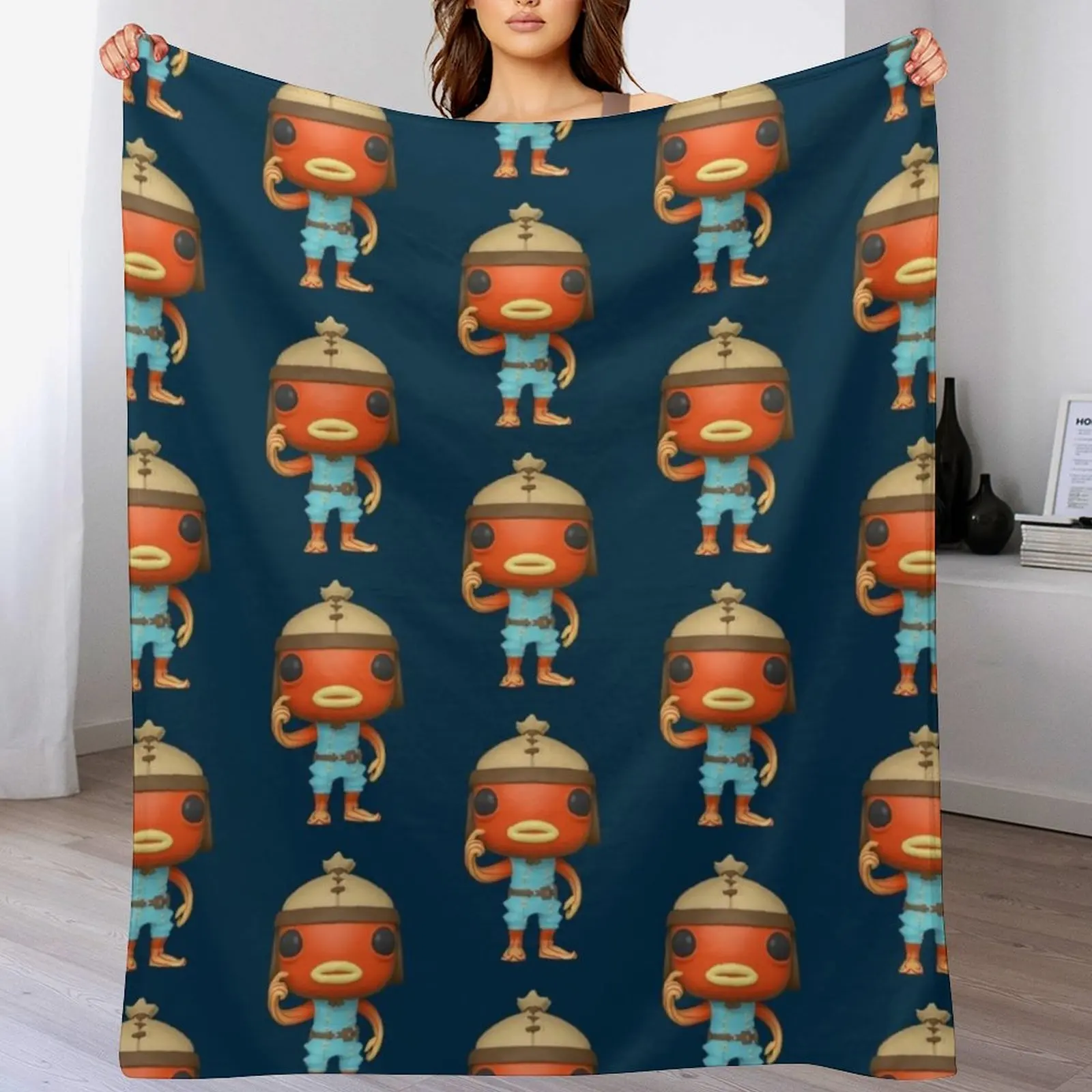 fishstick Throw Blanket Warm Cozy Throw Blanket for Living Room Couch