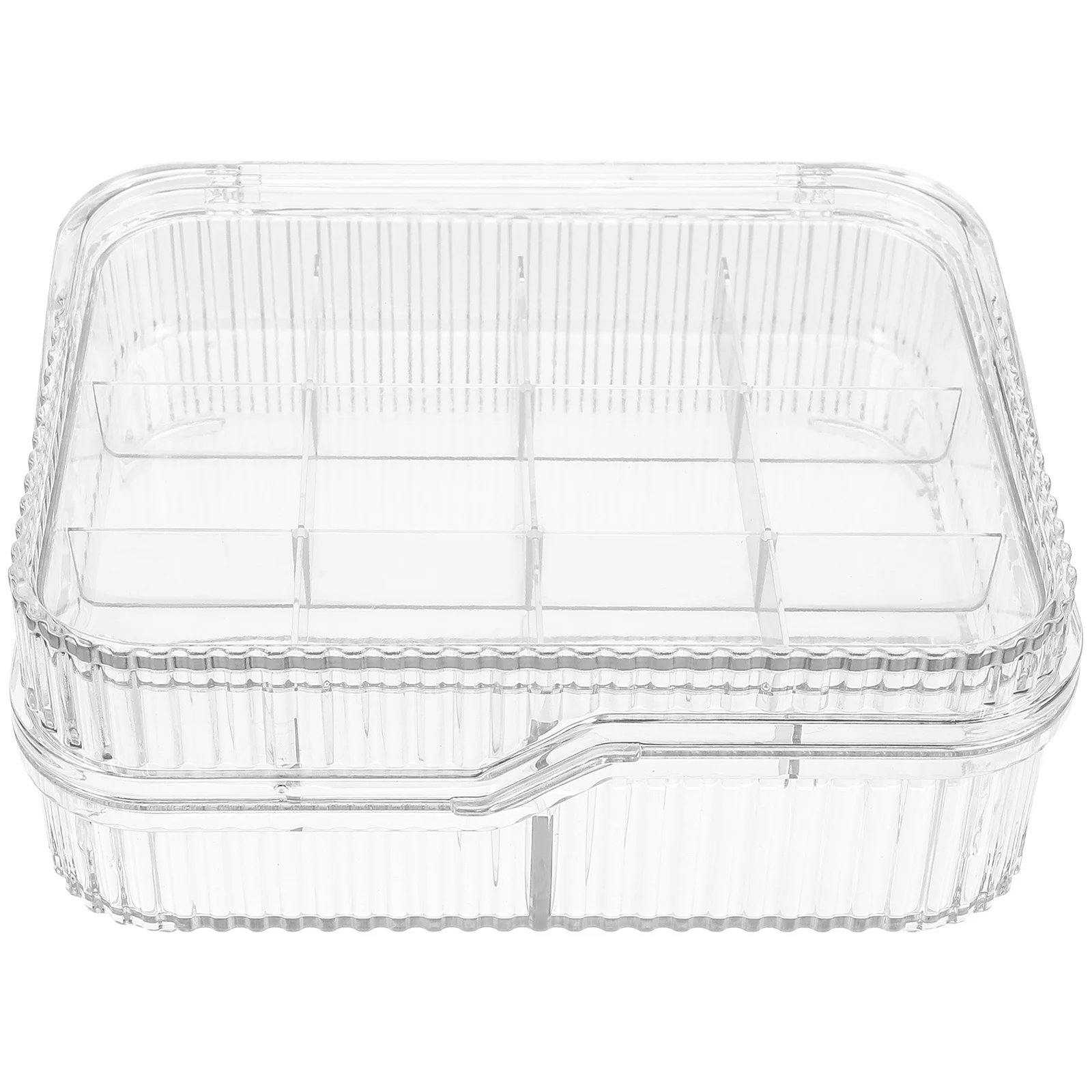 16 Compartment 2-Layer Jewelry Storage Box Compact Ring Earring Organizer Desktop Jewelry Case Holder Stackable Storage Box