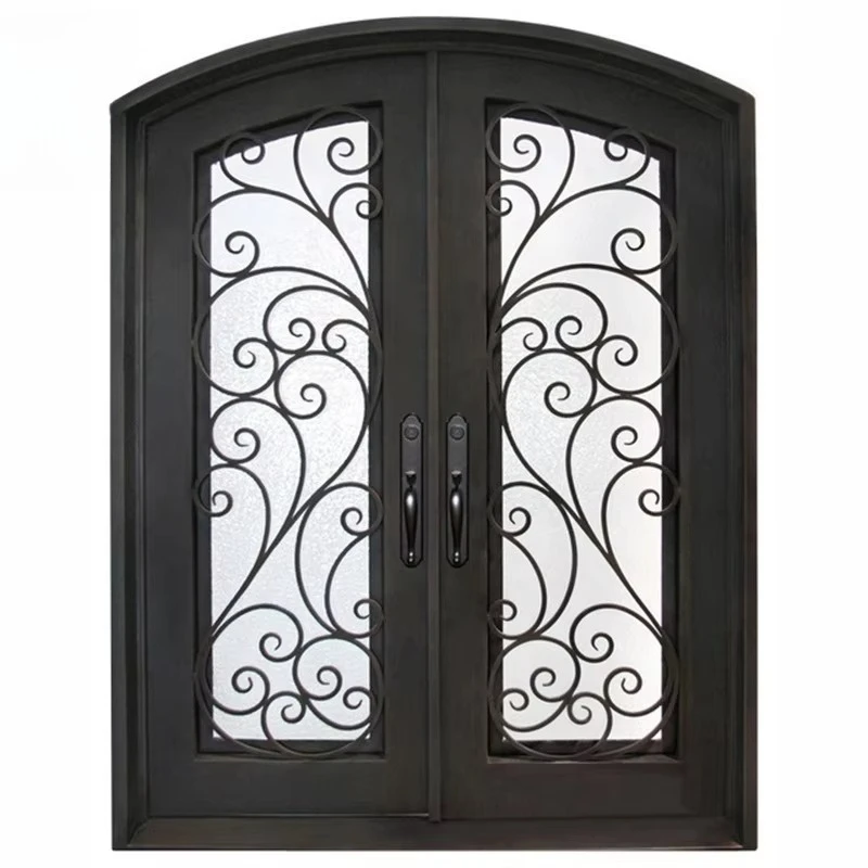 Wrought Iron Front Patio Double Entry Wrought Arch Wrought Iron French Double Front Door Iron Outer Door